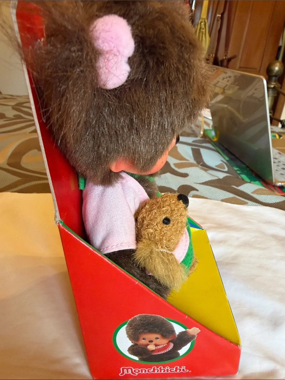 Monchhichi Doll- Dog Trainer Girl 1974